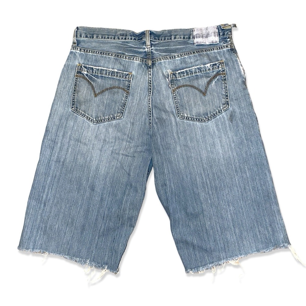 Silvertab Levi's Cut Off Jean Shorts Distressed Size 36 Men's Distressed Y2K